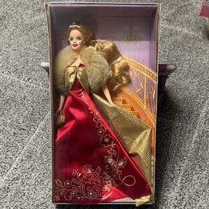 Barbie Gala Red and Gold Gown Doll